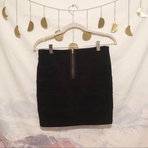 Topshop Bodycon Zip Back Skirt